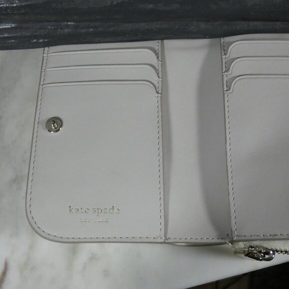 kate spade new york Devin Small Compact Wallet Sweet Cream - Picture 4 of 16